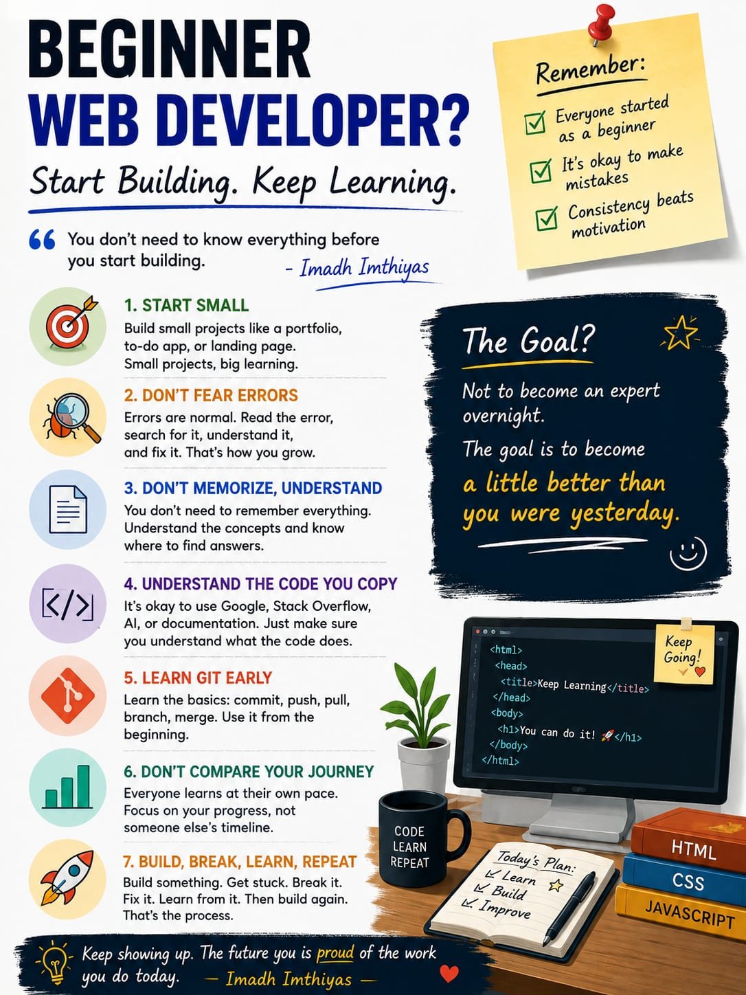 Stop Waiting to Be Ready: How Beginners Can Start Building in Web Development
